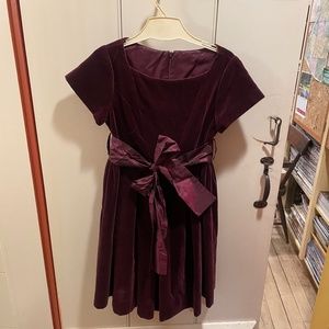 Timothy Dunleavy Girl's Velvet Holiday Dress